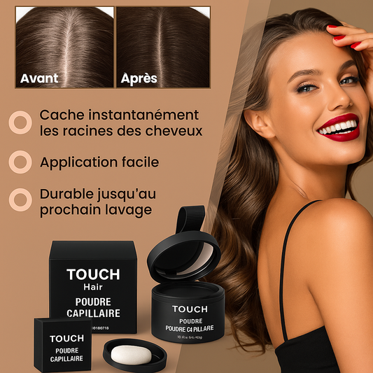 TOUCH Hair Poudre Densifiante - Adieu les zones clairsemées